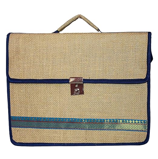 Jute Laptop Bag Eco-Friendly Style Meets Functionality for Official Use with 15.6 Inch Screen for Professional Work & Travel