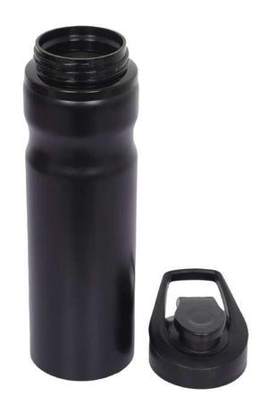 Stainless Steel Black Colour Sipper Bottle with Handle 750 ml