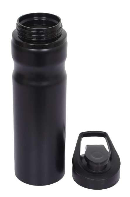 Stainless Steel Black Colour Sipper Bottle with Handle 750 ml