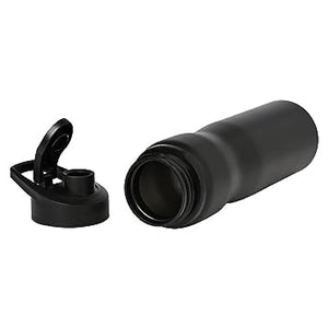 Stainless Steel Black Colour Sipper Bottle with Handle 750 ml