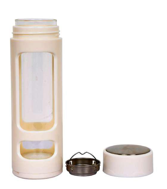 Rapid Blend Stainless Steel Glass Bottle with Pill Holder - Assorted